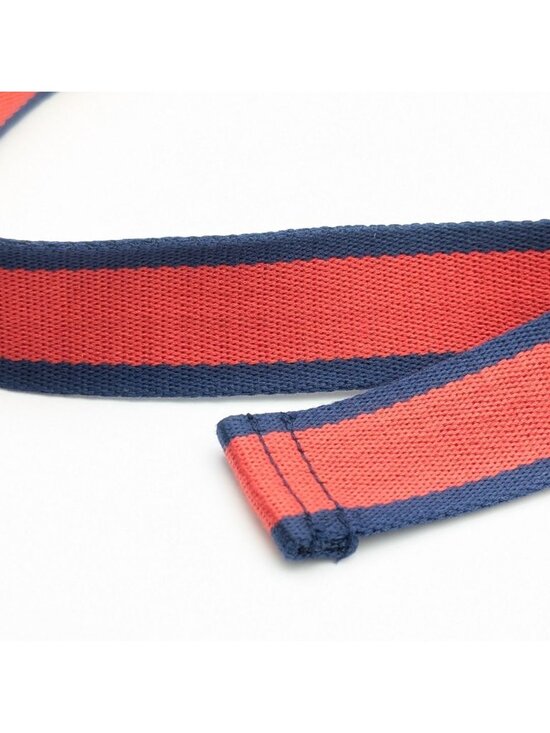 Louis Vuitton Logo Stripe Cotton Belt Red Navy main image 5